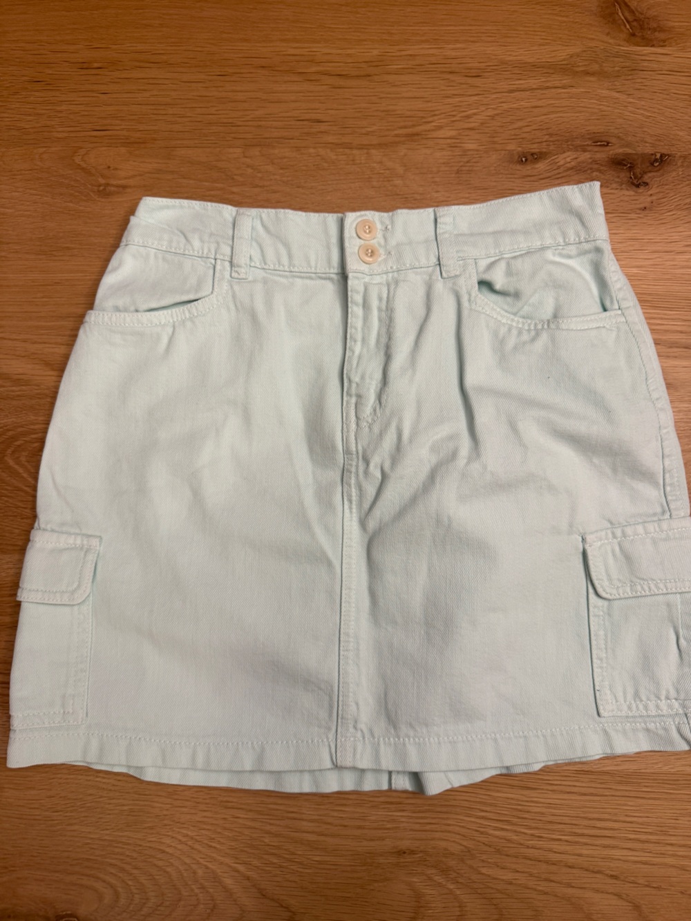Francesca's Collections Mint Green Cargo Shorts